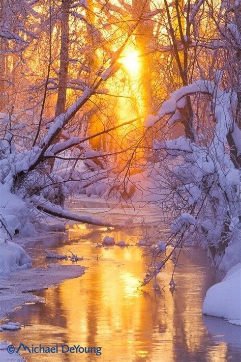 Beautiful Winter Sunset 風景 美しい景色 景色