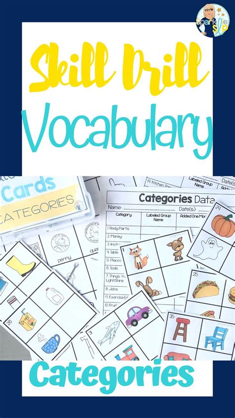 Categories Speech Therapy Activities Category Task Cards Vocabulary