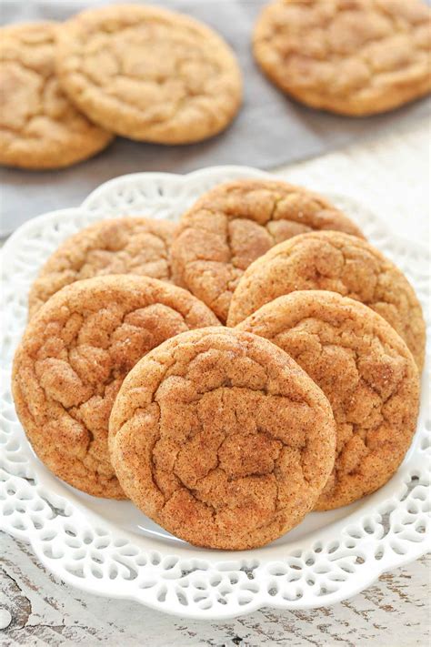 Soft And Chewy Pumpkin Snickerdoodle Cookies