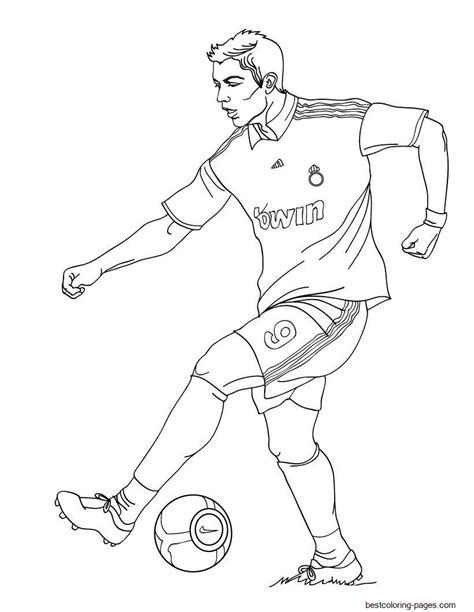 Some of the coloring page names are cristiano ronaldo coloring cristiano ronaldo o leo messi para colorear coloring, cristiano ronaldo by click on the coloring page to open in a new window and print. Cristiano Ronaldo Real Madrid Soccer Coloring Pages ...