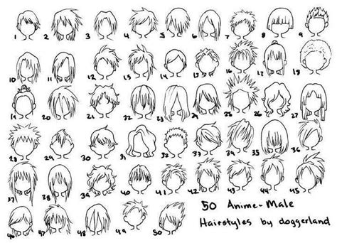 Anime and manga tutorials are always awesome to learn from. Anime male hairstyles drawing ideas | Drawing/painting ...