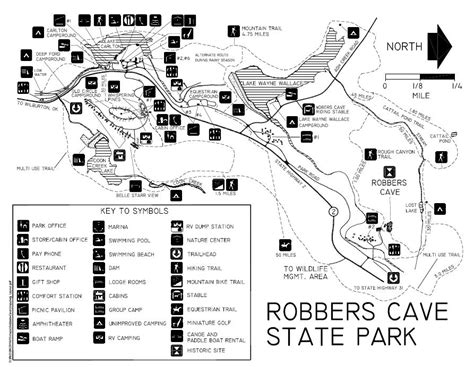 Spanning 8,246 acres and offering another 189 combined lake acres with lake carlton, lake wayne wallace and coon creek, the park is named for the famous outlaw cave hidden in the formation of. Robbers Cave State Park - TrailMeister