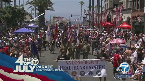 114th Annual Huntington Beach Fourth Of July Parade Draws Thousands Of
