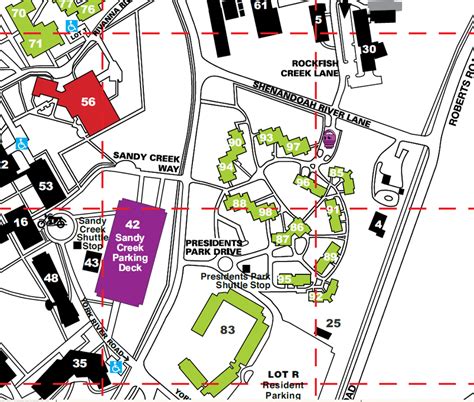 3 Map Detail From George Mason University Fairfax Campus Note The