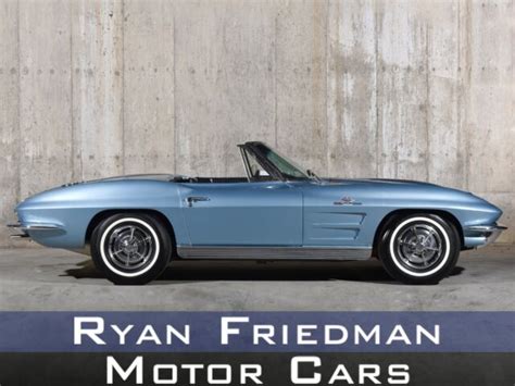 Seller Of Classic Cars 1963 Chevrolet Corvette Blueblue