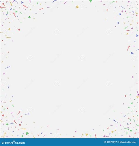 Abstract Background With Many Falling Tiny Confetti Pieces Stock