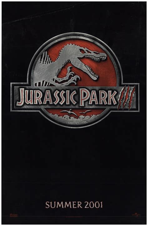 Jurassic Park Iii 2001 Original Movie Poster Fff 70806