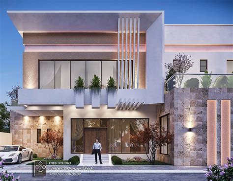 New Classic Villa In Lebanon On Behance Modern Villa Design Modern