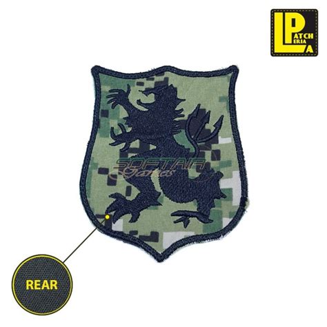 Military Morale Patch Embroidered Devgru Lion Aor2 Small Pa