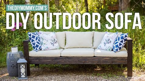 See all the steps with plans available. How to Make a DIY Outdoor Sofa | Vlogust Day 21 | The DIY Mommy - YouTube