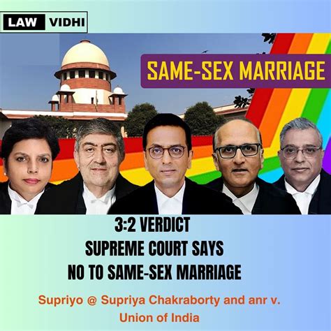 3 2 VERDICT SUPREME COURT SAYS NO TO SAME SEX MARRIAGE