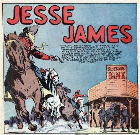 Old Fashioned Comics Jesse James From Cowboy Western Comics 1948 1952