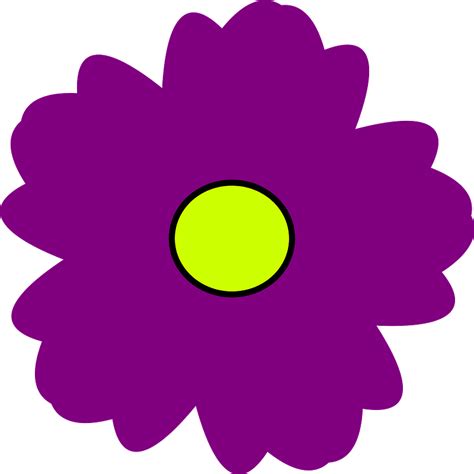 Purple Flower Clipart Free Download Transparent Png Creazilla