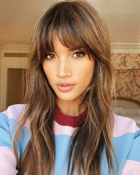 Should I Get Wispy Bangs 6 Ways You Can Wear This Style Long Hair