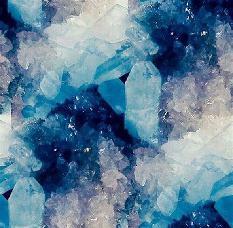 Crystals Blue Aesthetic Aesthetic Colors Crystals