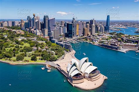 Aerial Stock Image Sydney Opera House And Circular Quay