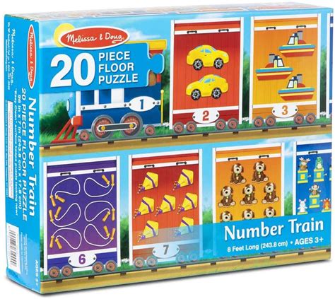 Buy Melissa And Doug Number Train Floor Puzzle 20pc