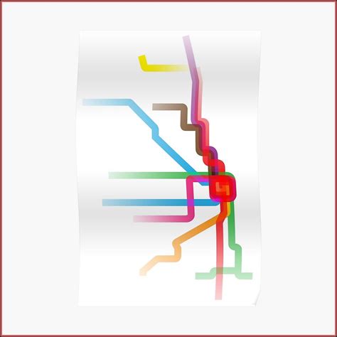 Chicago El Train Map Poster Map Resume Examples L6ynjnoy3z