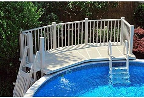 Best Vinyl Works Above Ground Swimming Pool Resin Deck Kit Simply Fun