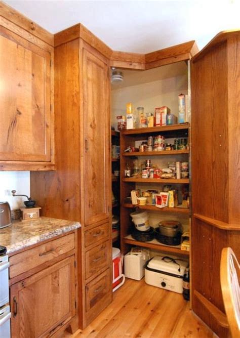Premium kitchen pantry storage ideas for groceries, dishes, and utensils. Beautiful Tall Corner Kitchen Cabinet of Tall Corner ...