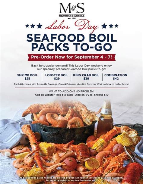 It's a great tradition to have friend and family together. Labor Day Seafood Boil / Labor Day Lobster Boil Ticket ...