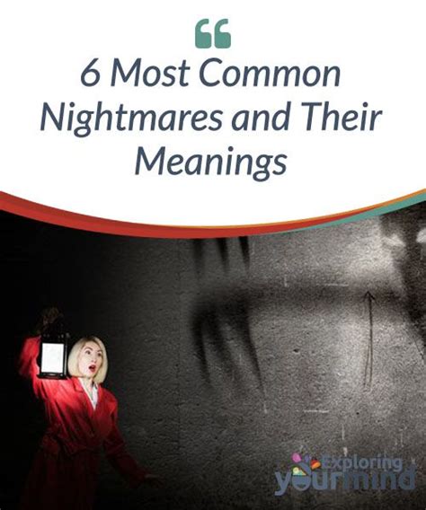 6 Most Common Nightmares And Their Meanings Artofit