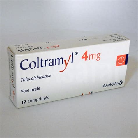 Coltramyl 4 Mg 12 Cp Séc Fiche Médicament