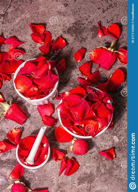 Rosewater With Rose Petals Stock Photo Image Of Love 217112202