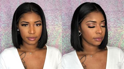Hey guys, i loooove full lace wigs because of the versatility. Perfect Affordable Bob | Glueless Wig Install | Brazilian ...