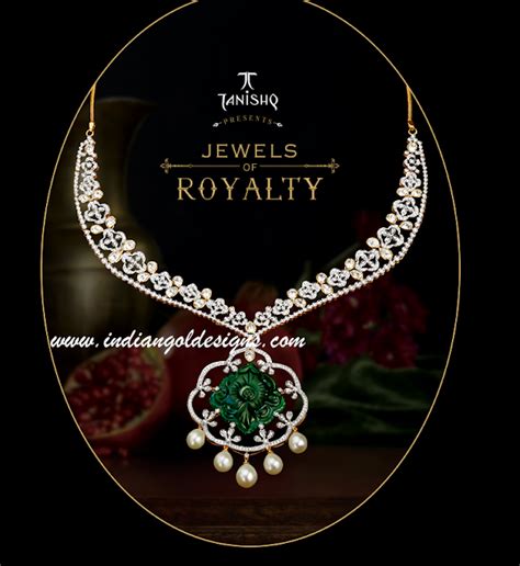 Gold And Diamond Jewellery Designs Tanishq Diamond Necklace