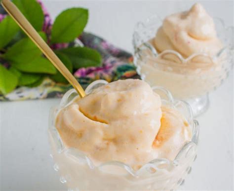 Peach Frozen Yogurt Recipe
