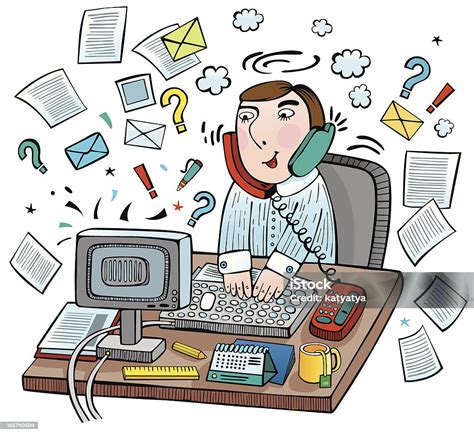Office Work Stock Illustration Download Image Now Istock