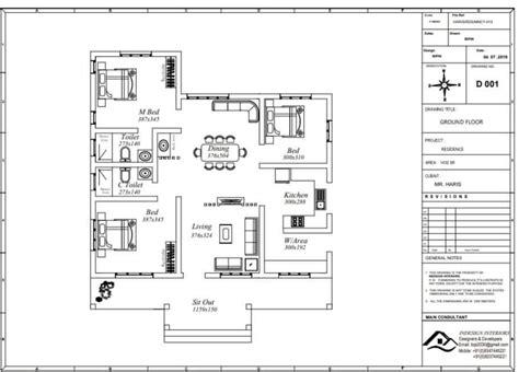 3 Bedroom House Plans Kerala Model Ensky