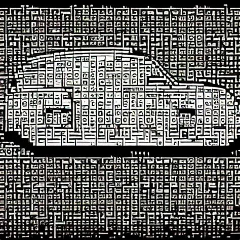 A Car Ascii By Dr Seuss Teslacoil 1300s 4k Stable Diffusion