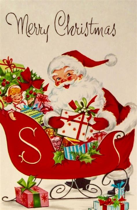 vintage merry christmas image