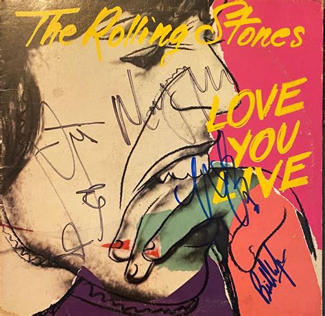 Sold Price The Rolling Stones Autographed Album April 3 0120 700
