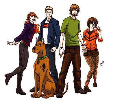Mystery Inc By Kyomusha Shaggy And Velma Shaggy And Scooby Whats