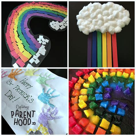 St Patricks Day Rainbow Arts Crafts Capturing Parenthood
