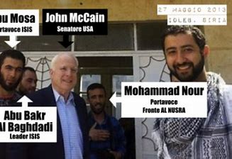 Image result for John McCain with Isis Leader