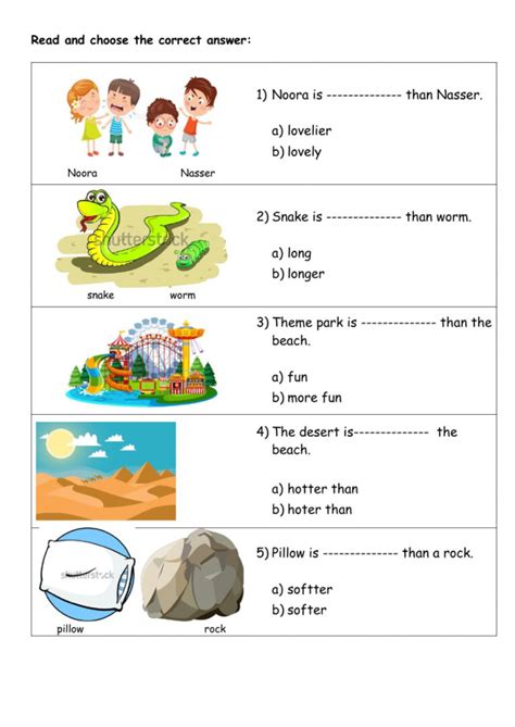 Series Of Adjectives Worksheet For Grade 2 Adjectiveworksheets Net