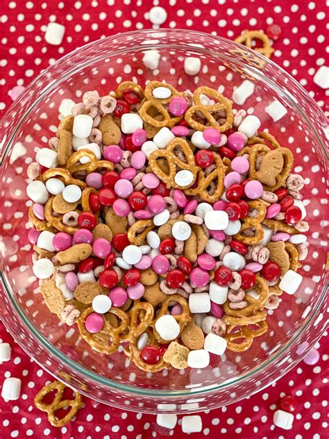 Valentine Sweet And Salty Snack Mix Whiskful Cooking