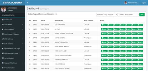 Source Code Web Sistem Informasi Akademik Sekolah V3