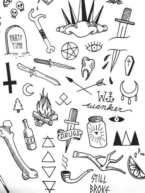 Tattoo Tattoo Ideas Tumblr Sharpie Tattoos Doodle Tattoo