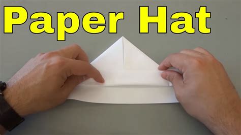 How To Make A Paper Hat Tutorial Youtube