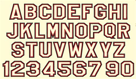 Printable Block Letters Font