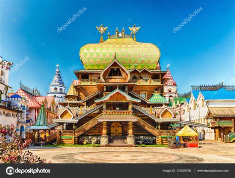 The Iconic Complex Izmailovskiy Kremlin In Moscow Russia Stock Photo