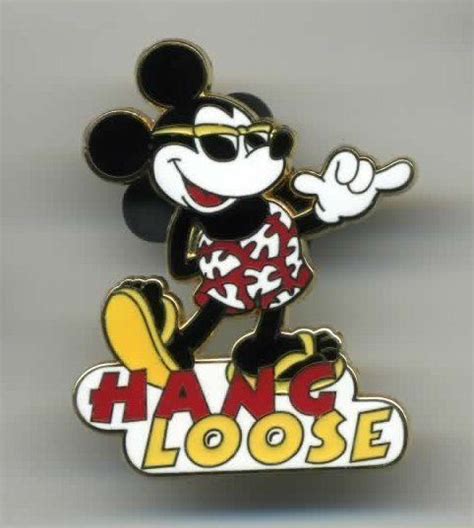 Disney Pin Mickey Mouse Hang Loose For Sale Online Ebay Mickey