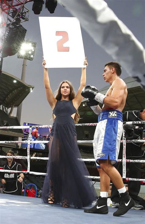 ‘double Standards’ Claim After Ring Card Girls Used At Mundine Green Adelaide Oval Fight The