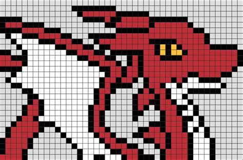 Dragon Pixel Art Pixel Art Pixel Quilt Inspiration