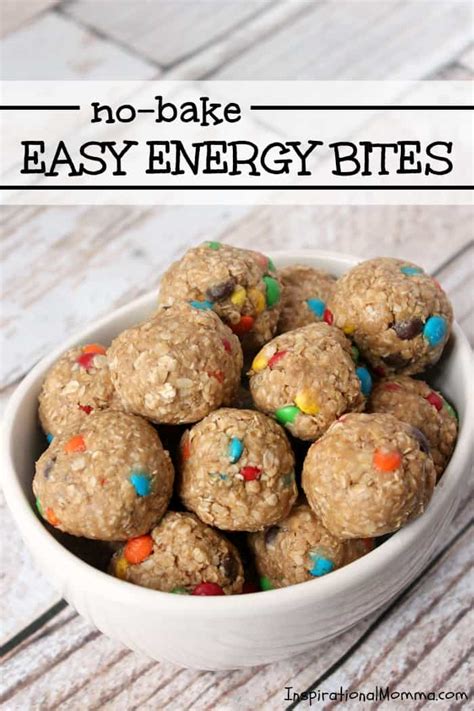 No Bake Easy Energy Bites